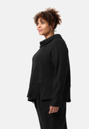 'Vigna' tunic – structured cotton-stretch & refined cut