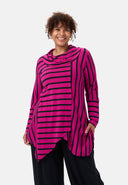'Sienna' tunic - viscose-stretch, pointed hem
