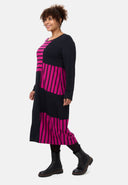 'Sienna' dress - striped look, elegant-chic