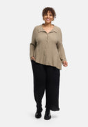 'Marella' blouse – cotton blend, textured fabric