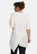 'Crissa' V-Neck Tunic – light, casual & figure-flattering