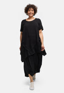 'Zaya' dress – asymmetrical, softly draped & timelessly elegant