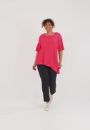 'Crissa' Tunic – pleated, light & modern-asymmetric